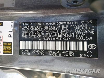 Zdjęcie 13 z 13 samochodu: 2023 TOYOTA COROLLA HATCHBACK SE VIN:JTND4MBE8P3207309 - miniatura