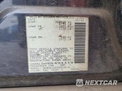 Zdjęcie 12 z 12 samochodu: 2013 NISSAN ALTIMA 2.5 VIN:1N4AL3AP8DN494339 - miniatura