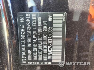 Zdjęcie 13 z 13 samochodu: 2012 PORSCHE CAYENNE TURBO VIN:WP1AC2A2XCLA80335 - miniatura