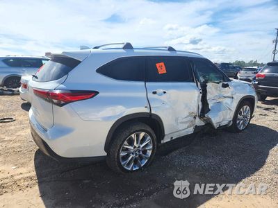 Trzecie zdjęcie samochodu z tyłu: 2022 TOYOTA HIGHLANDER LIMITED VIN:5TDYZRAH6NS092673 - miniatura
