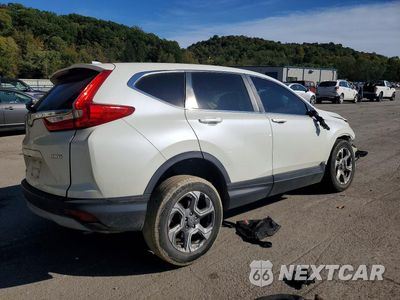 Trzecie zdjęcie samochodu z tyłu: 2017 HONDA CR-V EX VIN:2HKRW2H57HH615550 - miniatura