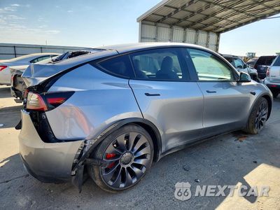 Trzecie zdjęcie samochodu z tyłu: 2024 TESLA MODEL Y VIN:7SAYGDEF5RA303521 - miniatura