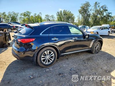 Trzecie zdjęcie samochodu z tyłu: 2012 INFINITI FX35 BASE VIN:JN8AS1MW0CM153546 - miniatura