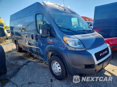 Czwarte zdjęcie samochodu z boku: 2021 RAM PROMASTER 3500 DELIVERY VAN VIN:3C6MRVJG5ME541291 - miniatura