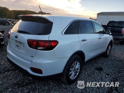 Trzecie zdjęcie samochodu z tyłu: 2019 KIA SORENTO LX V6 VIN:5XYPG4A58KG483567 - miniatura