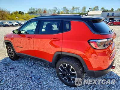 Drugie zdjęcie samochodu z przodu: 2021 JEEP COMPASS TRAILHAWK VIN:3C4NJDDB8MT550643 - miniatura