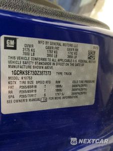 Zdjęcie 12 z 12 samochodu: 2013 CHEVROLET SILVERADO K1500 LT VIN:1GCRKSE73DZ387373 - miniatura