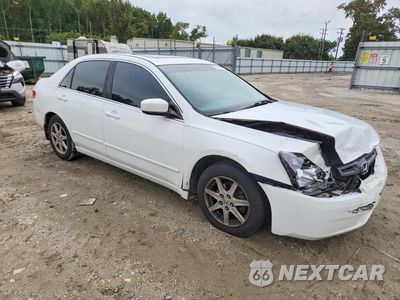 Czwarte zdjęcie samochodu z boku: 2004 HONDA ACCORD EX VIN:1HGCM665X4A052518 - miniatura