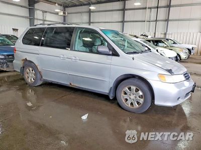 Czwarte zdjęcie samochodu z boku: 2002 HONDA ODYSSEY EX VIN:2HKRL18602H512814 - miniatura