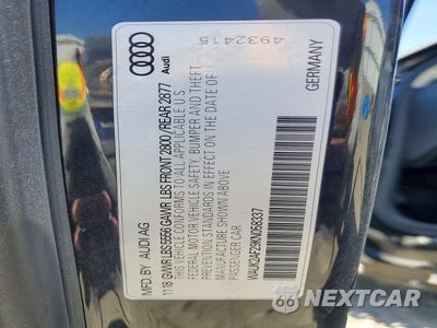 Zdjęcie 13 z 13 samochodu: 2019 AUDI A6 PREMIUM VIN:WAUK2AF29KN058337 - miniatura