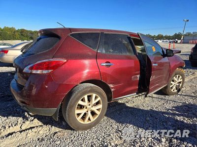 Trzecie zdjęcie samochodu z tyłu: 2012 NISSAN MURANO S VIN:JN8AZ1MU7CW107128 - miniatura