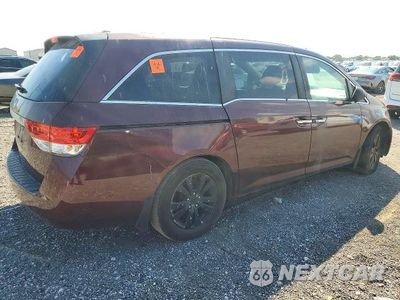 Trzecie zdjęcie samochodu z tyłu: 2015 HONDA ODYSSEY EXL VIN:5FNRL5H64FB046722 - miniatura