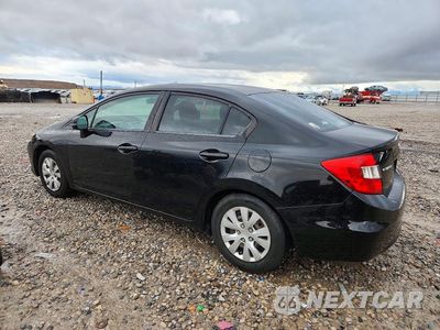 Drugie zdjęcie samochodu z przodu: 2012 HONDA CIVIC LX VIN:2HGFB2F55CH308978 - miniatura