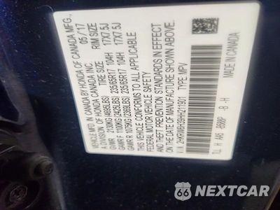 Zdjęcie 13 z 13 samochodu: 2017 HONDA CR-V LX VIN:2HKRW6H39HH211901 - miniatura