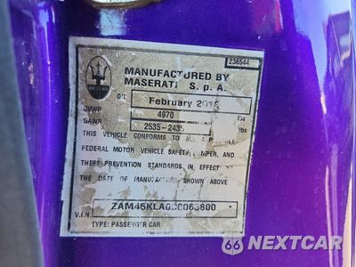 Zdjęcie 12 z 12 samochodu: 2012 MASERATI GRANTURISMO S VIN:ZAM45KLA0C0063800 - miniatura