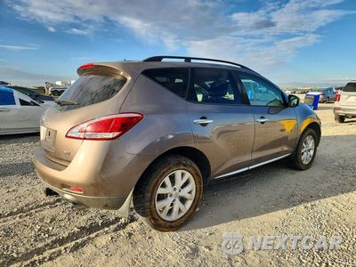 Trzecie zdjęcie samochodu z tyłu: 2013 NISSAN MURANO S VIN:JN8AZ1MU4DW201632 - miniatura