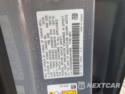 Zdjęcie 14 z 14 samochodu: 2024 HONDA CR-V SPORT TOURING VIN:2HKRS6H99RH814669 - miniatura