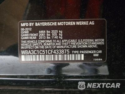 Zdjęcie 13 z 13 samochodu: 2012 BMW 328 I SULEV VIN:WBA3C1C51CF433875 - miniatura