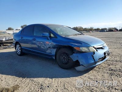 Czwarte zdjęcie samochodu z boku: 2008 HONDA CIVIC LX VIN:2HGFA16578H530491 - miniatura