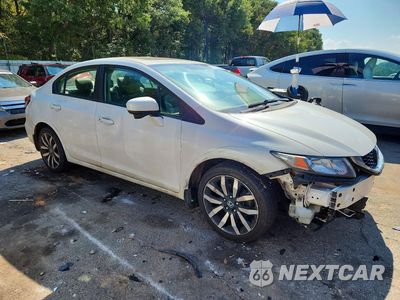 Czwarte zdjęcie samochodu z boku: 2015 HONDA CIVIC EXL VIN:19XFB2F93FE077290 - miniatura