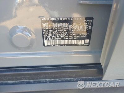Zdjęcie 13 z 13 samochodu: 2027 HONDA HR-V SPORT VIN:3CZRZ2H51VM714744 - miniatura