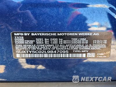 Zdjęcie 13 z 13 samochodu: 2020 BMW X3 XDRIVE30I VIN:5UXTY5C02L9B47095 - miniatura
