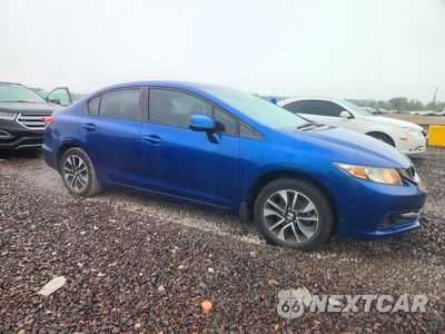 Czwarte zdjęcie samochodu z boku: 2013 HONDA CIVIC EX VIN:19XFB2F83DE093669 - miniatura