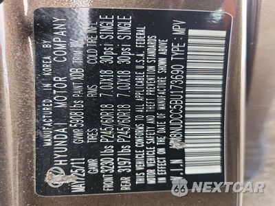 Zdjęcie 14 z 14 samochodu: 2011 HYUNDAI VERACRUZ LIMITED VIN:KM8NUDCC5BU173690 - miniatura