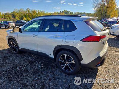 Drugie zdjęcie samochodu z przodu: 2023 TOYOTA COROLLA CROSS HYBRID XSE VIN:7MUFBABG3PV015416 - miniatura