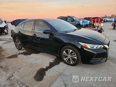 Czwarte zdjęcie samochodu z boku: 2021 NISSAN SENTRA SV VIN:3N1AB8CV4MY249193 - miniatura