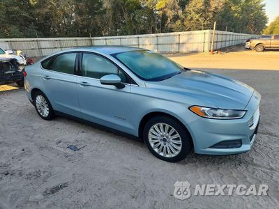 Czwarte zdjęcie samochodu z boku: 2014 FORD FUSION S HYBRID VIN:3FA6P0UU5ER266131 - miniatura