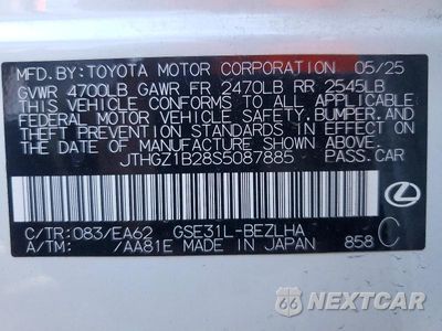 Zdjęcie 13 z 13 samochodu: 2025 LEXUS IS 350 F SPORT VIN:JTHGZ1B28S5087885 - miniatura