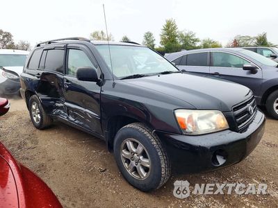 Czwarte zdjęcie samochodu z boku: 2004 TOYOTA HIGHLANDER BASE VIN:JTEEP21A640040640 - miniatura