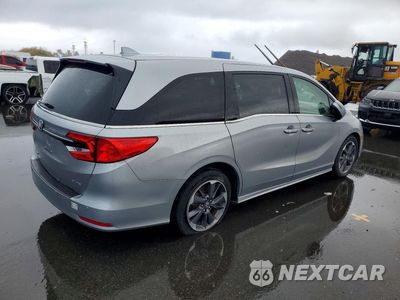 Trzecie zdjęcie samochodu z tyłu: 2022 HONDA ODYSSEY ELITE VIN:5FNRL6H95NB049465 - miniatura