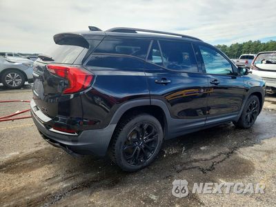 Trzecie zdjęcie samochodu z tyłu: 2019 GMC TERRAIN SLT VIN:3GKALVEX5KL146984 - miniatura