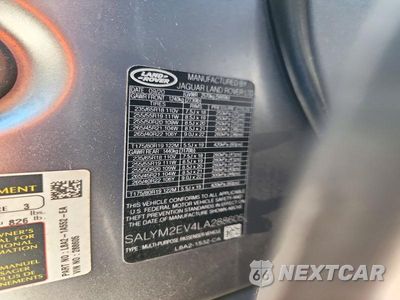 Zdjęcie 13 z 13 samochodu: 2020 LAND ROVER RANGE ROVER VELAR R-DYNAMIC HSE VIN:SALYM2EV4LA288605 - miniatura
