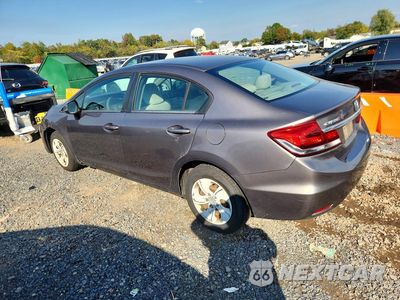 Drugie zdjęcie samochodu z przodu: 2013 HONDA CIVIC LX VIN:19XFB2F51DE260973 - miniatura