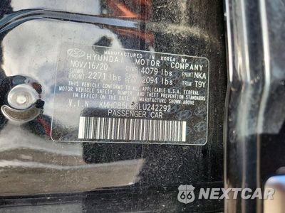 Zdjęcie 12 z 12 samochodu: 2020 HYUNDAI IONIQ SEL VIN:KMHC85LC6LU242292 - miniatura