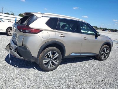 Trzecie zdjęcie samochodu z tyłu: 2021 NISSAN ROGUE SL VIN:JN8AT3CA2MW027533 - miniatura
