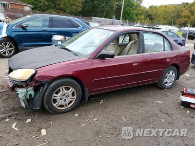 2002 HONDA CIVIC LX 2HGES16572H555259 - główne zdjęcie licytacji z USA - miniatura
