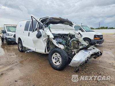 Czwarte zdjęcie samochodu z boku: 2020 GMC SAVANA 2500 CARGO DELIVERY VAN VIN:1GTW7AFG7L1256215 - miniatura