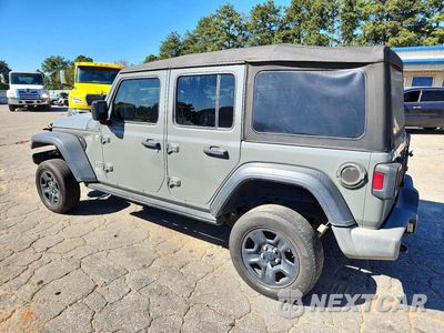Drugie zdjęcie samochodu z przodu: 2018 JEEP WRANGLER UNLIMITED SPORT VIN:1C4HJXDN0JW274313 - miniatura