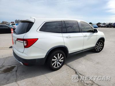 Trzecie zdjęcie samochodu z tyłu: 2019 HONDA PILOT EX VIN:5FNYF5H39KB012813 - miniatura