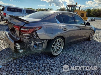 Trzecie zdjęcie samochodu z tyłu: 2021 INFINITI Q50 LUXE VIN:JN1EV7BR0MM755114 - miniatura