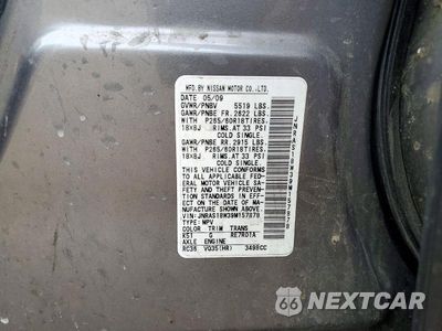 Zdjęcie 13 z 13 samochodu: 2009 INFINITI FX35 BASE VIN:JNRAS18W39M157878 - miniatura