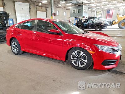 Czwarte zdjęcie samochodu z boku: 2018 HONDA CIVIC LX VIN:2HGFC2F59JH533723 - miniatura