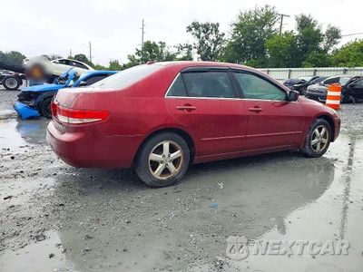 Trzecie zdjęcie samochodu z tyłu: 2004 HONDA ACCORD EX VIN:1HGCM56854A123497 - miniatura