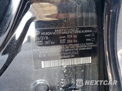 Zdjęcie 12 z 12 samochodu: 2017 HYUNDAI ELANTRA VALUE EDITION VIN:5NPD84LF8HH153063 - miniatura