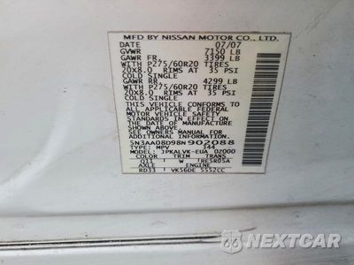 Zdjęcie 12 z 12 samochodu: 2008 INFINITI QX56 BASE VIN:5N3AA08D98N902088 - miniatura