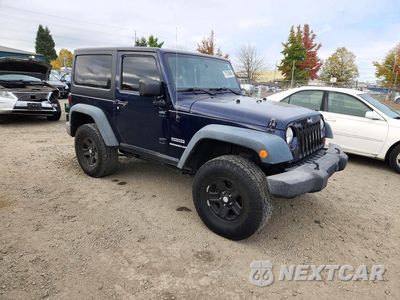 Czwarte zdjęcie samochodu z boku: 2013 JEEP WRANGLER SPORT VIN:1C4AJWAG0DL583626 - miniatura